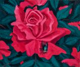 Green Bottle Fly by Claudia Keep contemporary artwork painting