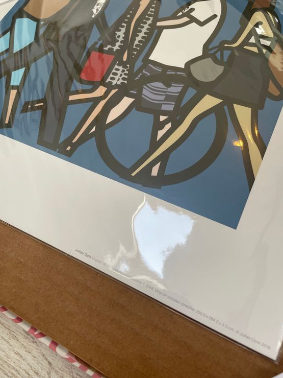 Walking in Melbourne, 1, 2018 by Julian Opie, Screenprint in