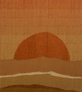 Rising Sun by Sussy Cazalet contemporary artwork textile