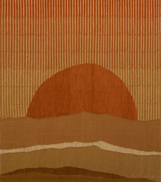 Rising Sun by Sussy Cazalet contemporary artwork Textile