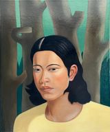 Portrait of a man by Tang Shuo contemporary artwork painting