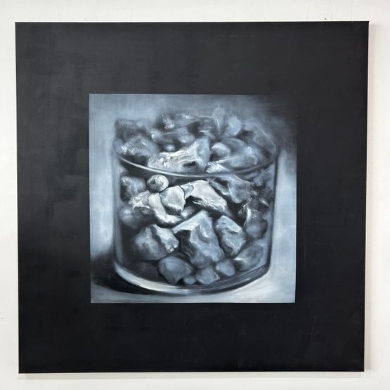 No Whiskey on the Rocks by Justin Loke contemporary artwork Painting