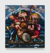 The Musicians by Dana Schutz contemporary artwork painting