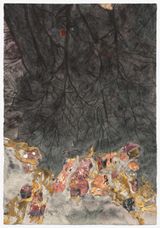 Winnow Weep by Adam Lee contemporary artwork painting works on paper