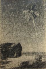 Cottage on the beach by Lionel Wendt contemporary artwork photography textile