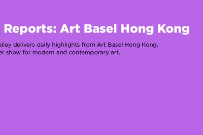 An Economy Of Everything Art Basel Hong Kong Before The Opening