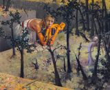 Weltweich by Jonas Burgert contemporary artwork painting