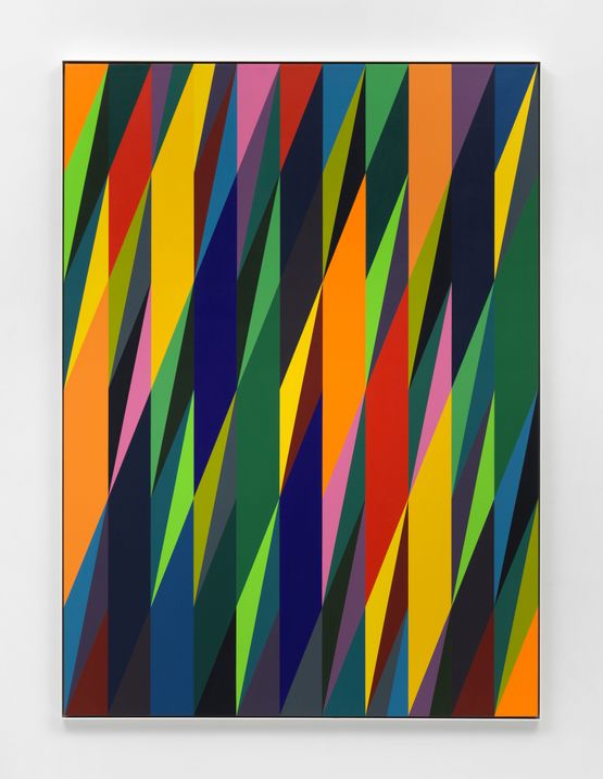 Midst of Change by Odili Donald Odita contemporary artwork Painting
