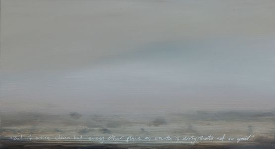 Climate Quotes 13 by Shonah Trescott contemporary artwork Painting
