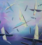 Eclat by Driss Ouadahi contemporary artwork painting works on paper