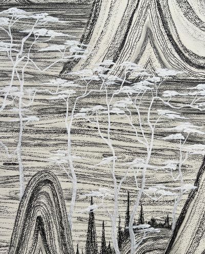 Huang Yuxings Monochromatic Studies of Landscape at Almine Rech