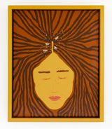 The one with the head lice by Claudia Kogachi contemporary artwork painting