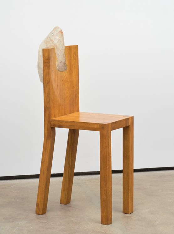 Chair from Mineral Room by Marina Abramovic contemporary artwork Sculpture