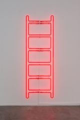 Emergency Ladder by Ivan Navarro contemporary artwork sculpture