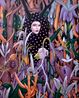 The Messenger by Rodel Tapaya contemporary artwork Painting