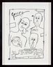Drawing for Clash 2nd Songbook 4 by Derek Boshier contemporary artwork Painting