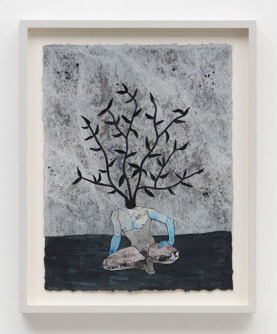 I have sprouted against unnatural boundaries by Felipe Baeza contemporary artwork Works on Paper