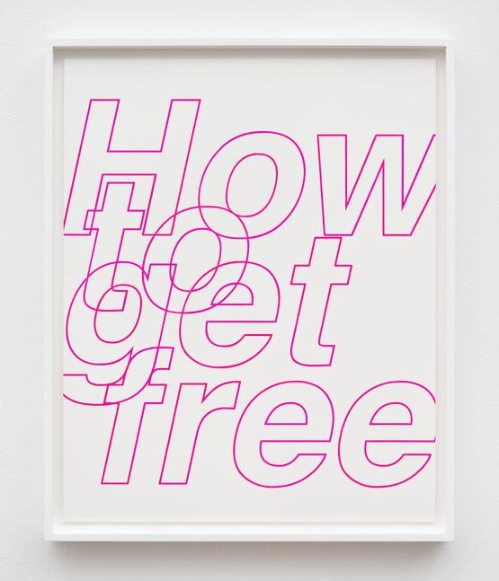 How to Get Free Neon Pink by Sadie Barnette contemporary artwork Works on Paper
