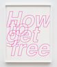 How to Get Free Neon Pink by Sadie Barnette contemporary artwork Works on Paper