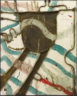 Work Nanameni A-20 by Tsuyoshi Maekawa contemporary artwork painting