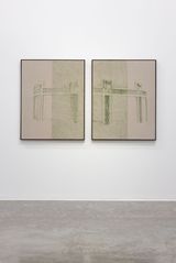 I walked between two prayers 1 by Asma Belhamar contemporary artwork painting