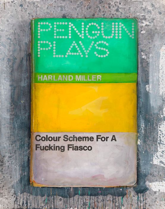 Colour Scheme For A Fucking Fiasco by Harland Miller contemporary artwork Painting