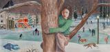 The Vampire by Jill Mulleady contemporary artwork painting