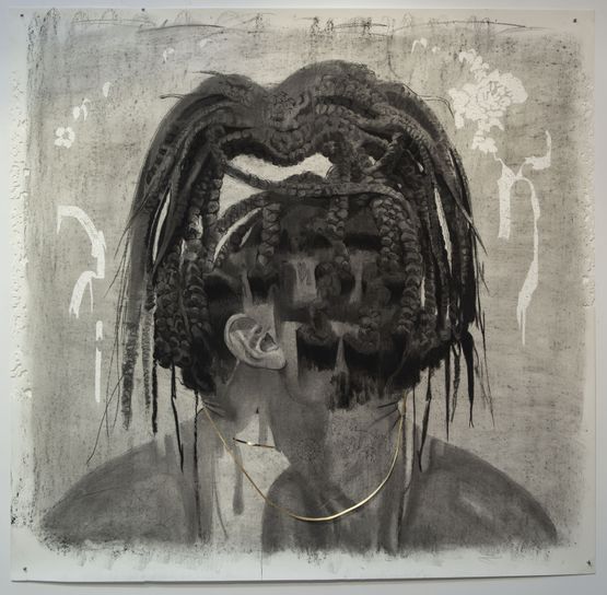 kiss mi neck back II by Cosmo Whyte contemporary artwork Mixed Media