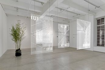 Contemporary art exhibition Cerith Wyn Evans no field of vision at Marian Goodman Gallery New York United States