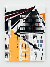 JP Morgan by Sarah Morris contemporary artwork painting