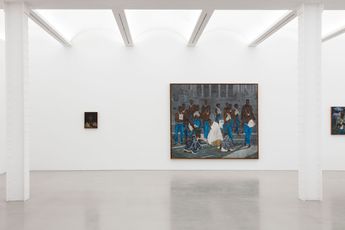 Contemporary art exhibition Cinga Samson Amadoda Akafani Afana Ngeentshebe Zodwa men are different though they look alike at Perrotin New York United States