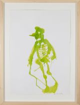 Green Man by Lois Weinberger contemporary artwork works on paper
