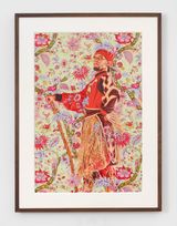 Juan Cabrera Pulido Study by Kehinde Wiley contemporary artwork painting works on paper