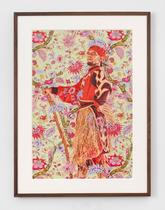 Juan Cabrera Pulido Study by Kehinde Wiley contemporary artwork Painting