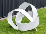 Pipe by Monika Sosnowska contemporary artwork sculpture