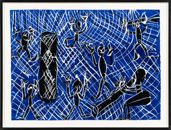 Garma by Dhambit Mununggurr contemporary artwork Works on Paper