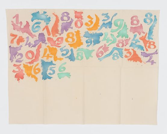 Canone aureo 656 by Giorgio Griffa contemporary artwork Painting