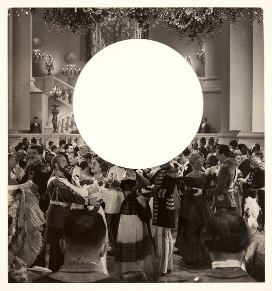 Circle XIII by John Stezaker contemporary artwork Mixed Media
