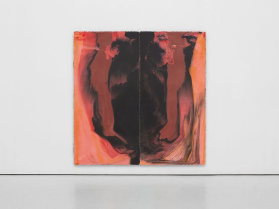 Untitled under the pyre by Harminder Judge contemporary artwork Painting