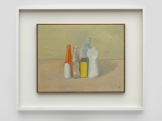 Actimel Vitamin Drink Squeeze It Orange Drink Tymbark Apple Cherry Drink  Maldon Sea Salt Flakes Cif Original Cream Cleaner Ecover Toilet Cleaner by Gavin Turk contemporary artwork Painting