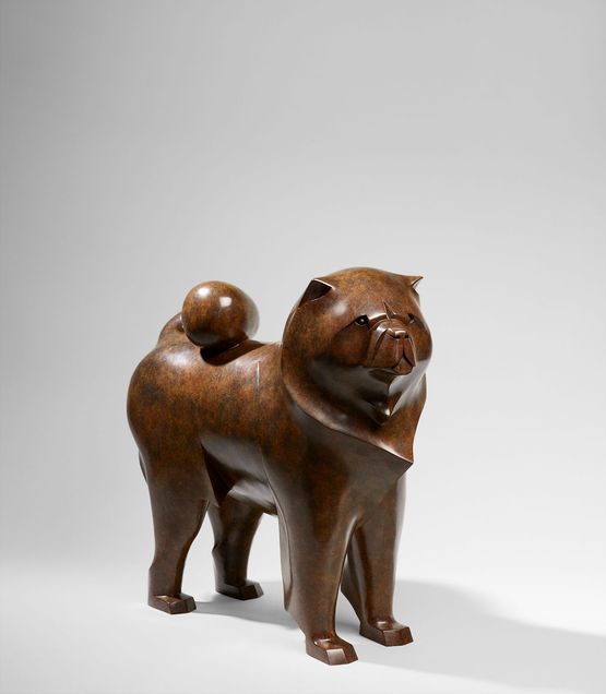 Goodee the Chow Chow by Daniel Daviau contemporary artwork Sculpture
