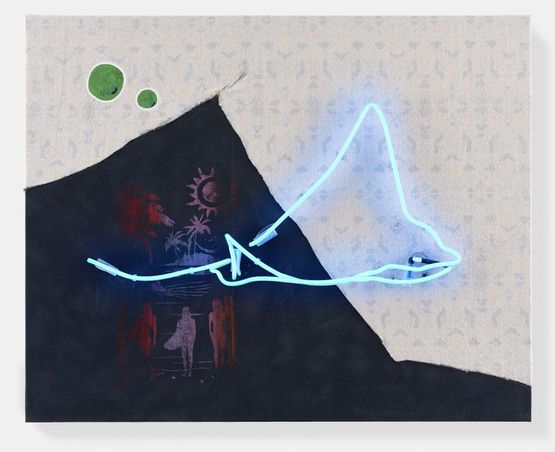 Disposable mementoes Stingray by Shezad Dawood contemporary artwork Painting