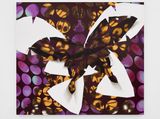 Painted Lady in Lift by Vivien Zhang contemporary artwork painting