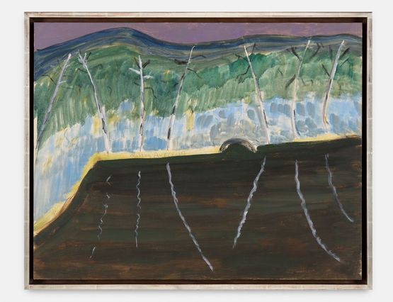 Reflected Birches by Milton Avery contemporary artwork Painting