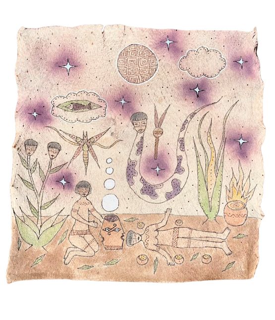 Cunatchanaa aru Eware series by Kuenan Mayu contemporary artwork Painting