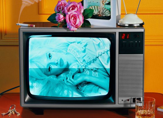 Venus Etcetera after Botticelli by Miles Aldridge contemporary artwork Photography