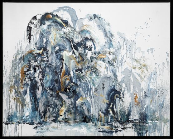 Wall of Water XXVIII by Maggi Hambling contemporary artwork Painting