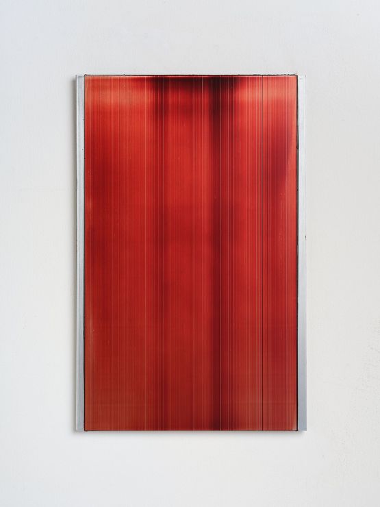 Slider - copper red 1 by Noel Ivanoff contemporary artwork Painting