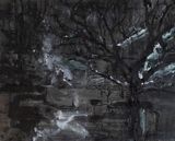 Peach Tree No3 by Tibor Simon-Mazula contemporary artwork painting