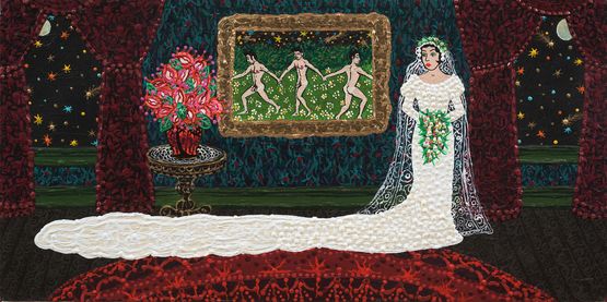 Terms of Endurement Unbridled Denouement II by Laura Williams contemporary artwork Painting